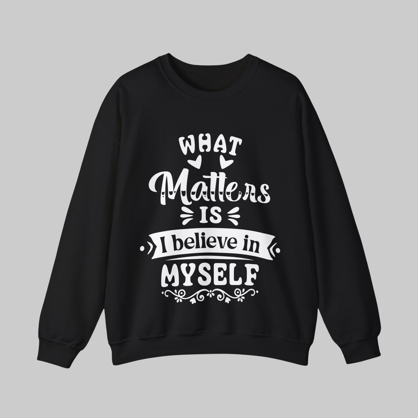 Adult Unisex Believe in Yourself Cozy Comfort Sweatshirt, HIs and Her Shirt,  Black Brilliance Tee, Motivational Shirt, You are Magic Shirt, Believe in Yourself Gift