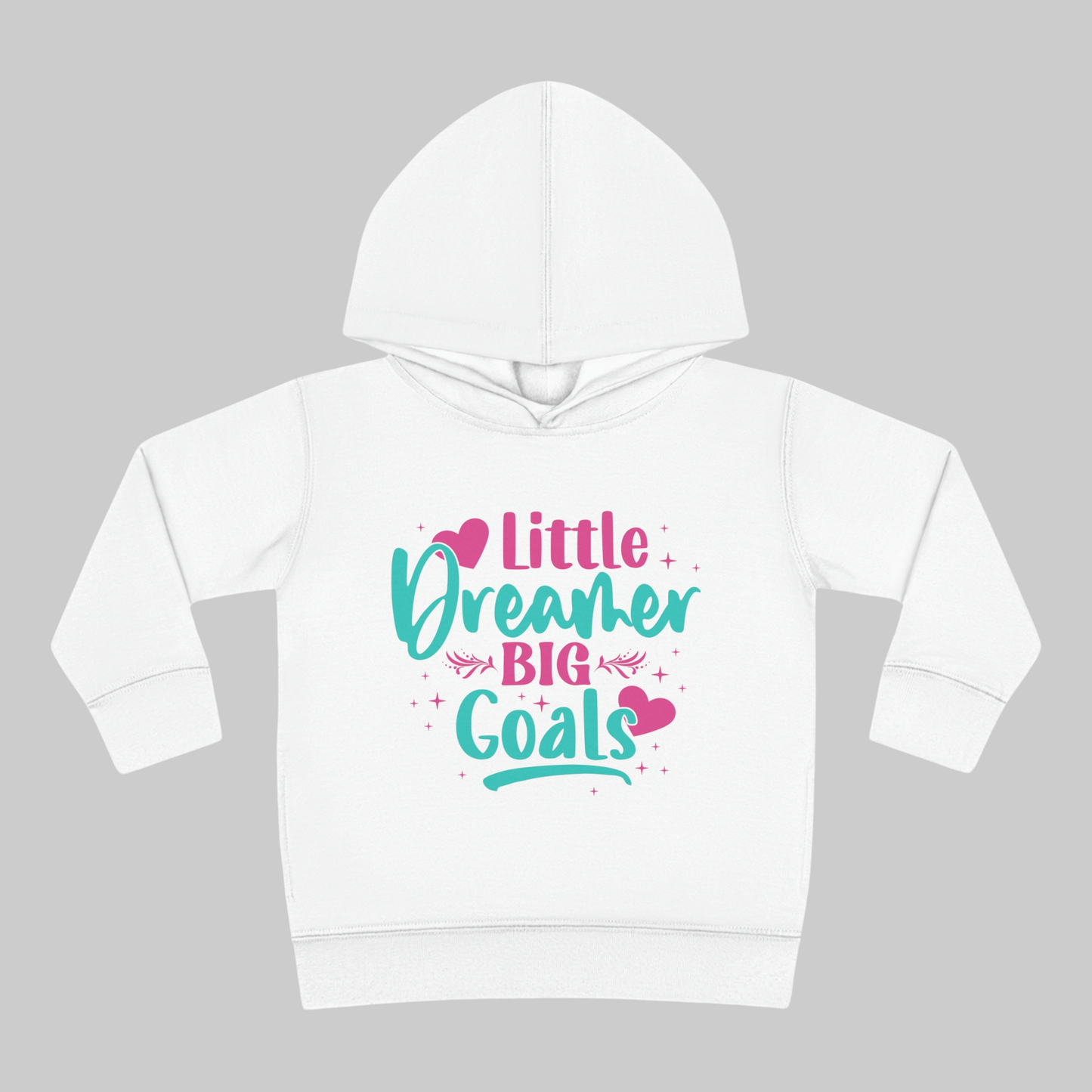 Toddler Little Dreamer, Big Goals" Hoodie for  Future Changemakers