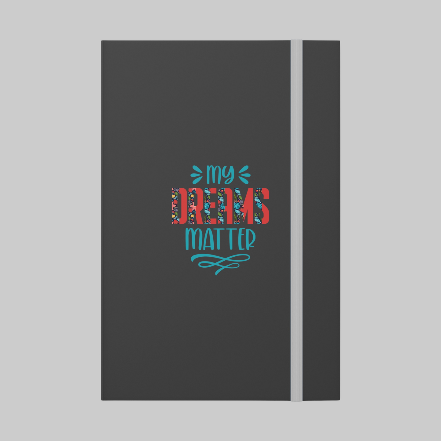 Manifest Your Magic: My Dreams Matter Color Contrast Journal Notebook - Ruled